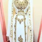 Timeless White Wedding Moroccan Kaftan