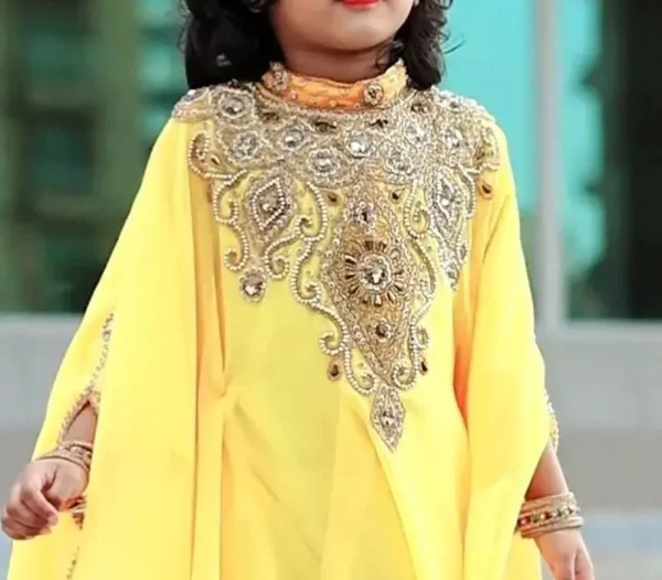 Traditional Kids Kaftan in Georgette Fabric – Modest & Elegant (3)