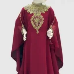 Unique Kids Kaftan with Zari – Beautiful Islamic Dress for Girls (1)