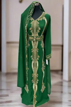Dubai Luxury Moroccan Wedding Kaftan