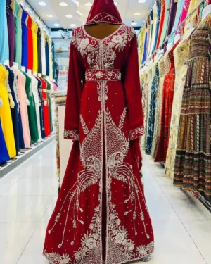 Opulent Wedding Moroccan Kaftan