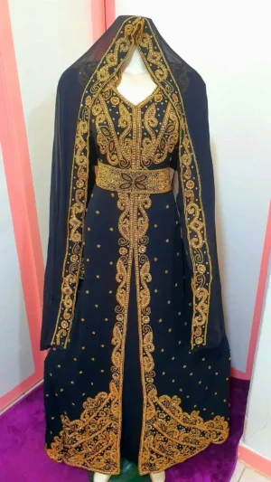 Designer Moroccan Wedding Kaftan