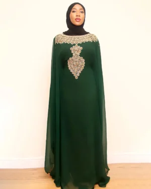 Dubai luxury Moroccan kaftan Farasha gown (17)