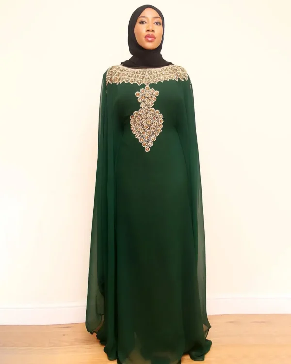 Dubai luxury Moroccan kaftan Farasha gown (17)