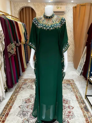 Dubai Moroccan kaftan Farasha gown (20)