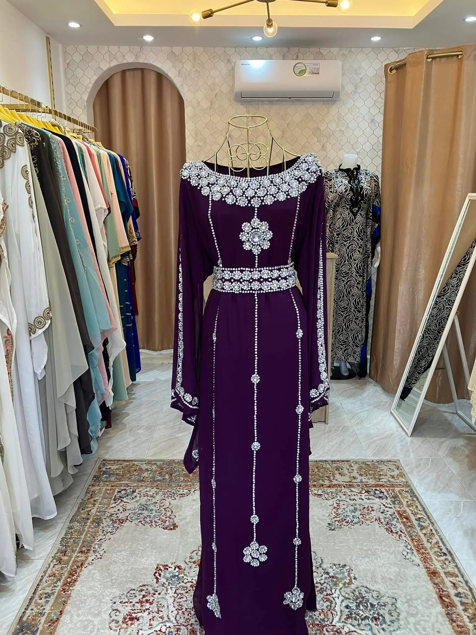 Dubai Moroccan kaftan Farasha gown (22)