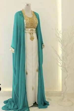 Gray Embroidered Kaftan Jacket (15)