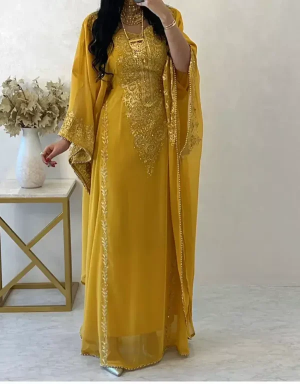 Gold Embroidered Kaftan (11)