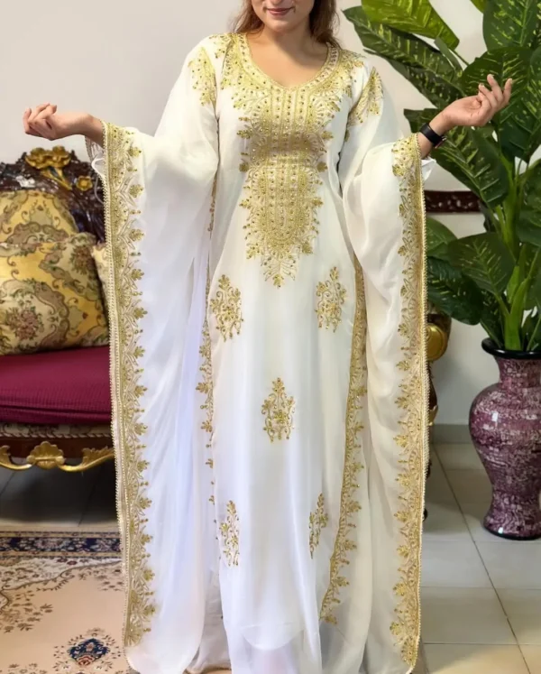 Gold Embroidered Kaftan (19)