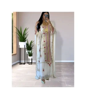 Gold Embroidered Kaftan (36)