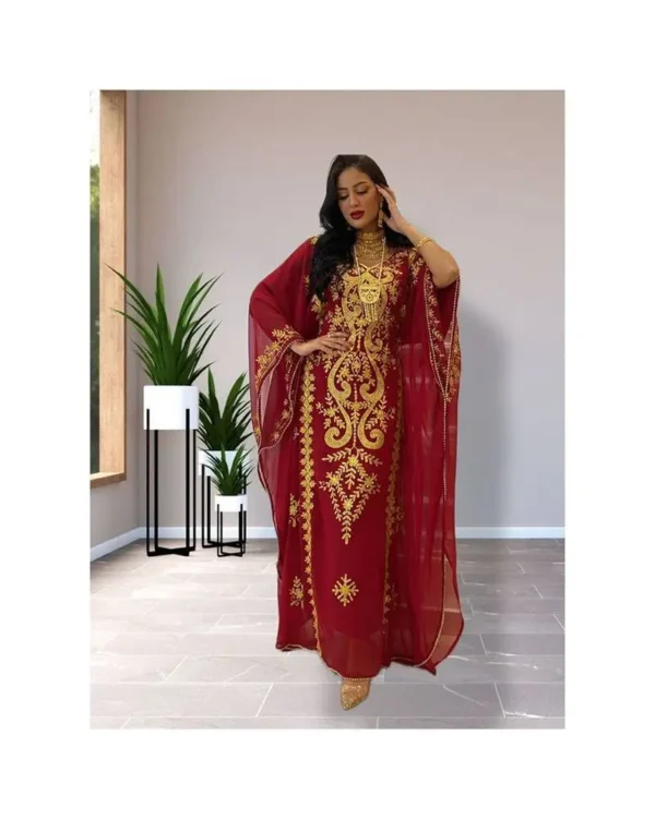 Gold Embroidered Kaftan (46)