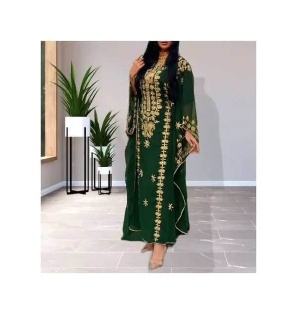 Gold Embroidered Kaftan (56)