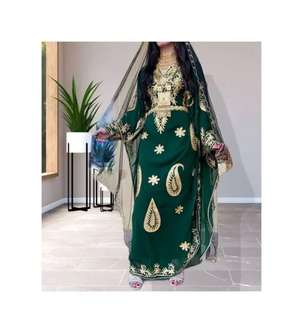 Gold Embroidered Kaftan (59)