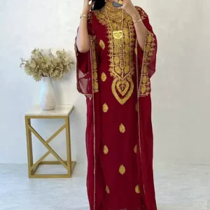 Gold Embroidered Kaftan (7)