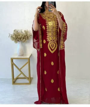Gold Embroidered Kaftan (7)