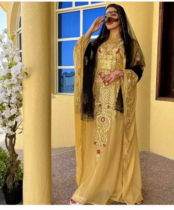 Gold Embroidered Kaftan (8)