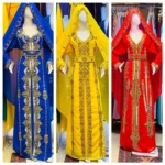 yellow kaftan moroccan caftan (7)