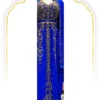 Moroccan Kaftan Gown Collection with Golden Embroidery in Royal Blue (1)