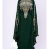 Dark green with gold and silver embroidery (1)