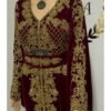 Luxury Black Moroccan Kaftan Dress with Gold Embroidery (2)