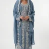 Sky Blue Moroccan Wedding Kaftan fo Women (5)