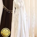 White silver bridal kaftan (1)