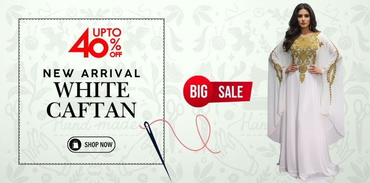 White Caftan Dress Online